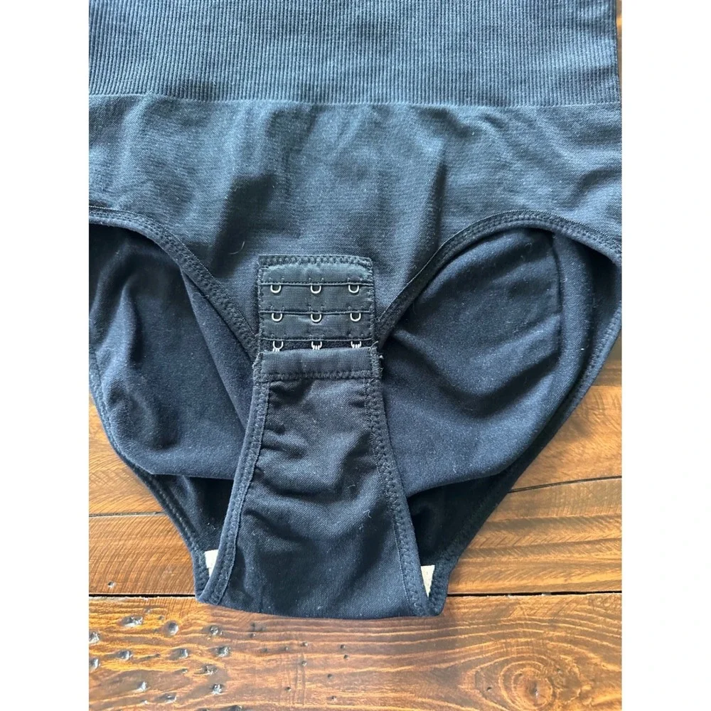 Black Seamless‎ Compression Bodysuit Tummy Control Shapewear Tank Top ML